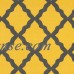 Ottomanson Studio Collection Yellow Moroccan Trellis Design 5'0"X6'0" Area Rug   564028598